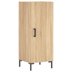 vidaXL Aparador madera contrachapada color roble Sonoma 34,5x34x90 cm