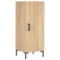 vidaXL Aparador madera contrachapada color roble Sonoma 34,5x34x90 cm vidaXL Aparador madera contrachapada color roble Sonoma 34,5x34x90 cm