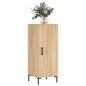 vidaXL Aparador madera contrachapada color roble Sonoma 34,5x34x90 cm vidaXL Aparador madera contrachapada color roble Sonoma 34,5x34x90 cm