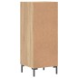 vidaXL Aparador madera contrachapada color roble Sonoma 34,5x34x90 cm vidaXL Aparador madera contrachapada color roble Sonoma 34,5x34x90 cm