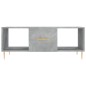 vidaXL Mesa de centro madera contrachapada gris hormigón 102x50x40 cm vidaXL Mesa de centro madera contrachapada gris hormigón 102x50x40 cm