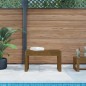 vidaXL Banco de jardín madera maciza de pino marrón miel 80x38x45 cm vidaXL Banco de jardín madera maciza de pino marrón miel 80x38x45 cm