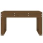 vidaXL Banco de jardín madera maciza de pino marrón miel 80x38x45 cm vidaXL Banco de jardín madera maciza de pino marrón miel 80x38x45 cm