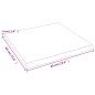 vidaXL Tablero de mesa madera maciza borde natural 60x60x(2-4) cm vidaXL Tablero de mesa madera maciza borde natural 60x60x(2-4) cm
