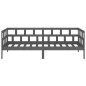 vidaXL Sofá cama madera maciza de pino gris 80x200 cm vidaXL Sofá cama madera maciza de pino gris 80x200 cm