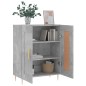 vidaXL Aparador de madera de ingeniería gris hormigón 69,5x34x90 cm vidaXL Aparador de madera de ingeniería gris hormigón 69,5x34x90 cm