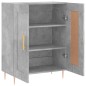 vidaXL Aparador de madera de ingeniería gris hormigón 69,5x34x90 cm vidaXL Aparador de madera de ingeniería gris hormigón 69,5x34x90 cm