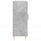 vidaXL Aparador de madera de ingeniería gris hormigón 69,5x34x90 cm vidaXL Aparador de madera de ingeniería gris hormigón 69,5x34x90 cm