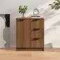 vidaXL Aparador de madera contrachapada marrón roble 60x30x70 cm vidaXL Aparador de madera contrachapada marrón roble 60x30x70 cm