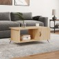 vidaXL Mesa de centro madera contrachapada roble Sonoma 90x50x40 cm vidaXL Mesa de centro madera contrachapada roble Sonoma 90x50x40 cm