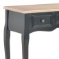 280046 vidaXL Dressing Console Table with 3 Drawers Black 280046 vidaXL Dressing Console Table with 3 Drawers Black