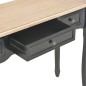 280046 vidaXL Dressing Console Table with 3 Drawers Black 280046 vidaXL Dressing Console Table with 3 Drawers Black