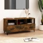 vidaXL Mueble para TV madera contrachapada roble ahumado 102x35x50 cm vidaXL Mueble para TV madera contrachapada roble ahumado 102x35x50 cm