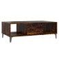 vidaXL Mesa de centro madera ingeniería marrón ahumado 103,5x60x35 cm vidaXL Mesa de centro madera ingeniería marrón ahumado 103,5x60x35 cm