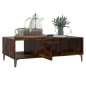 vidaXL Mesa de centro madera ingeniería marrón ahumado 103,5x60x35 cm vidaXL Mesa de centro madera ingeniería marrón ahumado 103,5x60x35 cm