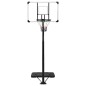vidaXL Canasta de baloncesto policarbonato transparente 256-361 cm vidaXL Canasta de baloncesto policarbonato transparente 256-361 cm