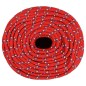 vidaXL Cuerda de barco polipropileno rojo 10 mm 500 m