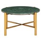 vidaXL Mesa de centro piedra real textura de mármol verde 60x60x35 cm vidaXL Mesa de centro piedra real textura de mármol verde 60x60x35 cm