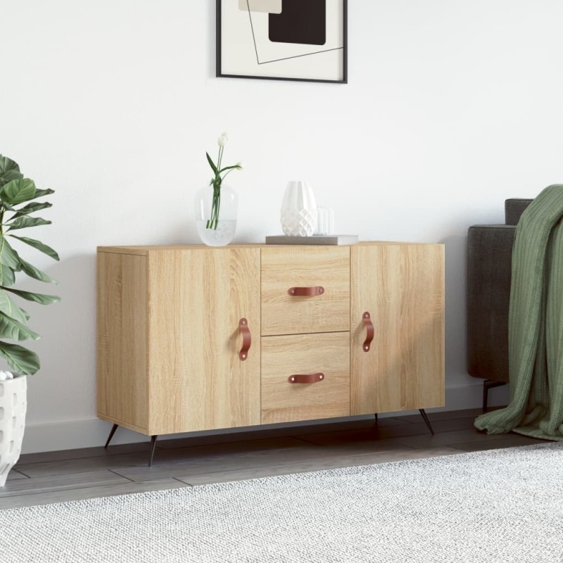 vidaXL Aparador de madera de ingeniería roble Sonoma 100x36x60 cm vidaXL Aparador de madera de ingeniería roble Sonoma 100x36x60 cm