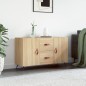 vidaXL Aparador de madera de ingeniería roble Sonoma 100x36x60 cm vidaXL Aparador de madera de ingeniería roble Sonoma 100x36x60 cm