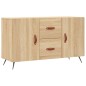 vidaXL Aparador de madera de ingeniería roble Sonoma 100x36x60 cm vidaXL Aparador de madera de ingeniería roble Sonoma 100x36x60 cm