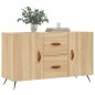 vidaXL Aparador de madera de ingeniería roble Sonoma 100x36x60 cm vidaXL Aparador de madera de ingeniería roble Sonoma 100x36x60 cm