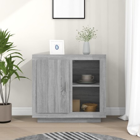 vidaXL Aparador color gris Sonoma 80x40x75 cm