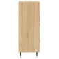 vidaXL Aparador madera contrachapada color roble Sonoma 34,5x34x90 cm vidaXL Aparador madera contrachapada color roble Sonoma 34,5x34x90 cm