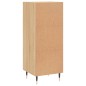 vidaXL Aparador madera contrachapada color roble Sonoma 34,5x34x90 cm vidaXL Aparador madera contrachapada color roble Sonoma 34,5x34x90 cm