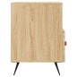 vidaXL Mueble para TV madera contrachapada roble ahumado 80x36x50 cm vidaXL Mueble para TV madera contrachapada roble ahumado 80x36x50 cm