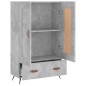 vidaXL Aparador alto madera de ingeniería gris hormigón 69,5x31x115 cm vidaXL Aparador alto madera de ingeniería gris hormigón 69,5x31x115 cm