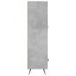 vidaXL Aparador alto madera de ingeniería gris hormigón 69,5x31x115 cm vidaXL Aparador alto madera de ingeniería gris hormigón 69,5x31x115 cm