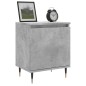vidaXL Mesita de noche madera de ingeniería gris hormigón 40x30x50 cm vidaXL Mesita de noche madera de ingeniería gris hormigón 40x30x50 cm