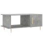 vidaXL Mesa de centro madera contrachapada gris hormigón 90x50x40 cm vidaXL Mesa de centro madera contrachapada gris hormigón 90x50x40 cm