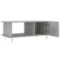 vidaXL Mesa de centro madera contrachapada gris hormigón 90x50x40 cm vidaXL Mesa de centro madera contrachapada gris hormigón 90x50x40 cm
