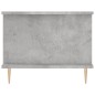 vidaXL Mesa de centro madera contrachapada gris hormigón 90x50x40 cm vidaXL Mesa de centro madera contrachapada gris hormigón 90x50x40 cm