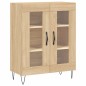 vidaXL Aparador de madera de ingeniería roble Sonoma 69,5x34x90 cm vidaXL Aparador de madera de ingeniería roble Sonoma 69,5x34x90 cm