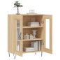 vidaXL Aparador de madera de ingeniería roble Sonoma 69,5x34x90 cm vidaXL Aparador de madera de ingeniería roble Sonoma 69,5x34x90 cm