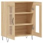 vidaXL Aparador de madera de ingeniería roble Sonoma 69,5x34x90 cm vidaXL Aparador de madera de ingeniería roble Sonoma 69,5x34x90 cm