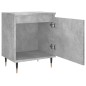 vidaXL Mesita de noche madera de ingeniería gris hormigón 40x30x50 cm vidaXL Mesita de noche madera de ingeniería gris hormigón 40x30x50 cm