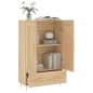 vidaXL Aparador alto madera de ingeniería roble Sonoma 69,5x31x115 cm