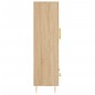 vidaXL Aparador alto madera de ingeniería roble Sonoma 69,5x31x115 cm