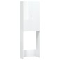 vidaXL Armario para lavadora blanco brillo 64x25,5x190 cm vidaXL Armario para lavadora blanco brillo 64x25,5x190 cm