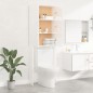 vidaXL Armario para lavadora blanco brillo 64x25,5x190 cm vidaXL Armario para lavadora blanco brillo 64x25,5x190 cm