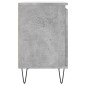 vidaXL Mesita de noche madera de ingeniería gris hormigón 40x30x50 cm vidaXL Mesita de noche madera de ingeniería gris hormigón 40x30x50 cm
