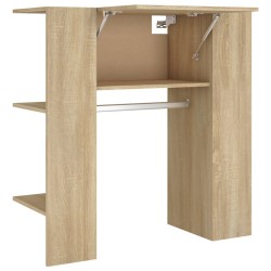 vidaXL Mueble recibidor madera contrachapada roble Sonoma 97,5x37x99cm
