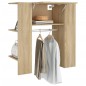 vidaXL Mueble recibidor madera contrachapada roble Sonoma 97,5x37x99cm vidaXL Mueble recibidor madera contrachapada roble Sonoma 97,5x37x99cm