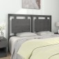 vidaXL Cabecero de cama madera maciza de pino gris 145,5x4x100 cm vidaXL Cabecero de cama madera maciza de pino gris 145,5x4x100 cm