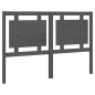 vidaXL Cabecero de cama madera maciza de pino gris 145,5x4x100 cm vidaXL Cabecero de cama madera maciza de pino gris 145,5x4x100 cm