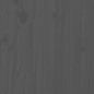 vidaXL Cabecero de cama madera maciza de pino gris 145,5x4x100 cm vidaXL Cabecero de cama madera maciza de pino gris 145,5x4x100 cm